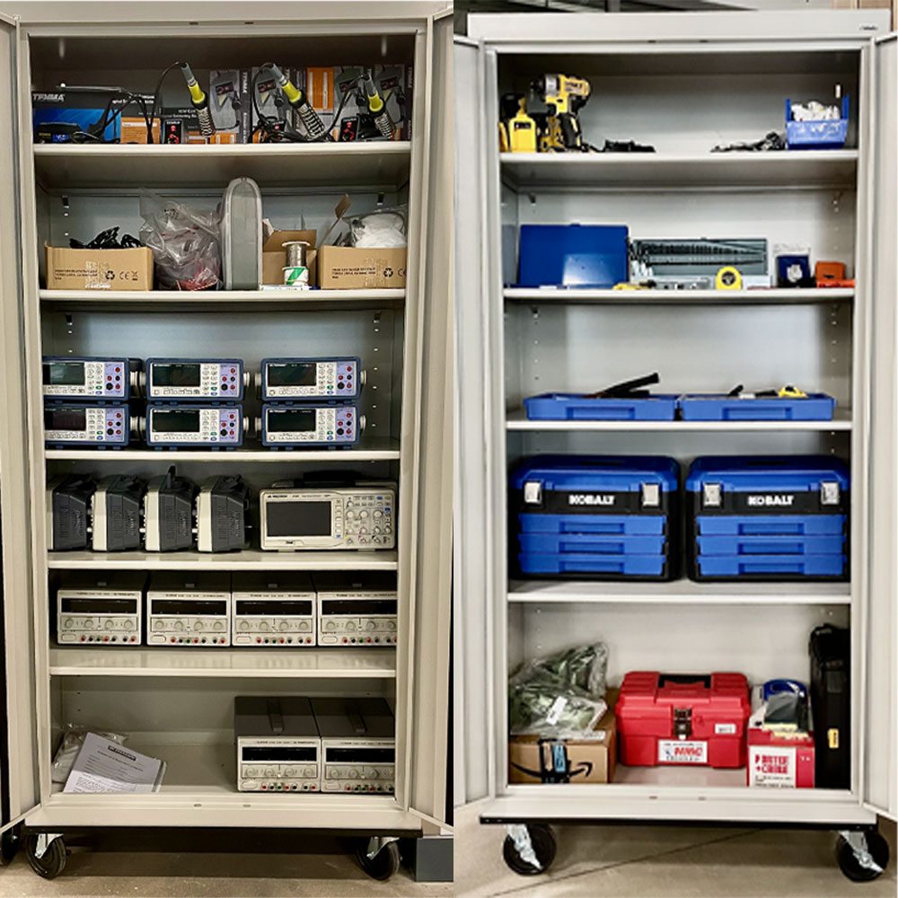 Maker Studio Collaboration Space Storage Cabinet