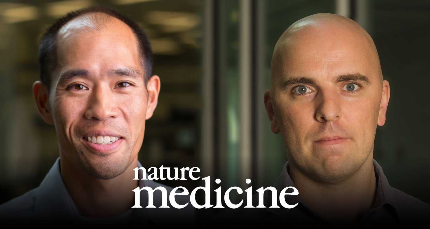Tomasz Arodz, Ph.D., associate professor of computer science, and Stephen Fong, Ph.D., associate professor of chemical and life science engineering