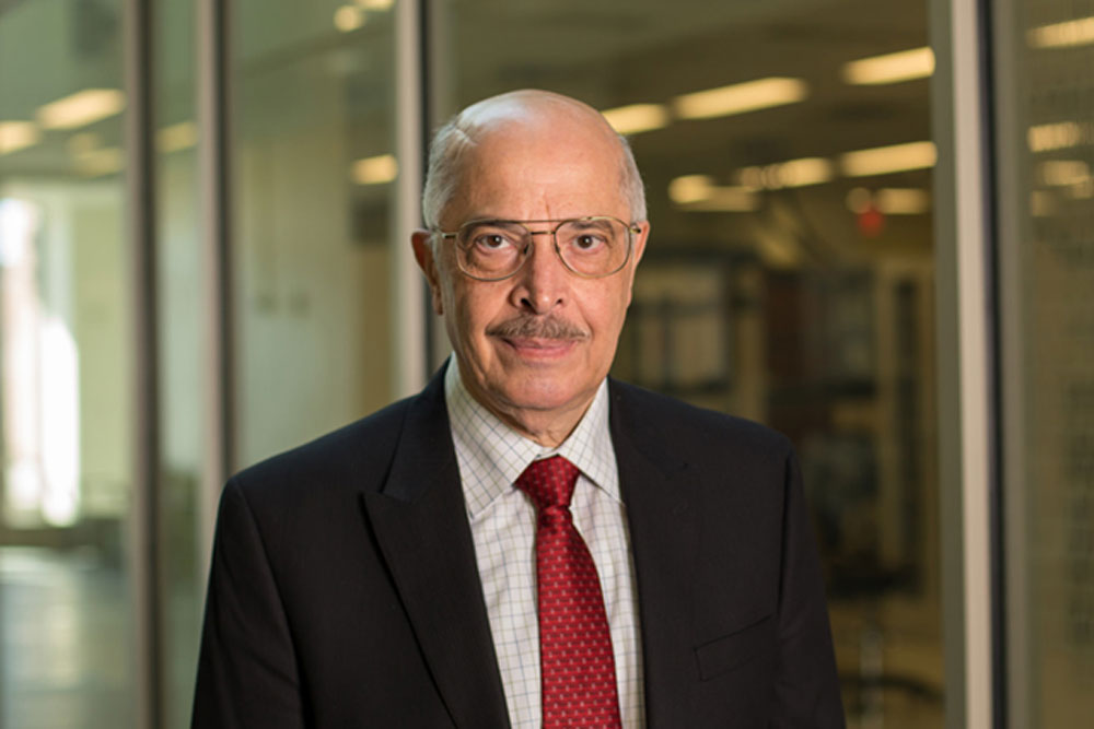 Mohamed Gad-el-Hak, Ph.D., professor emeritus in VCU’s Department of Mechanical and Nuclear Engineering.