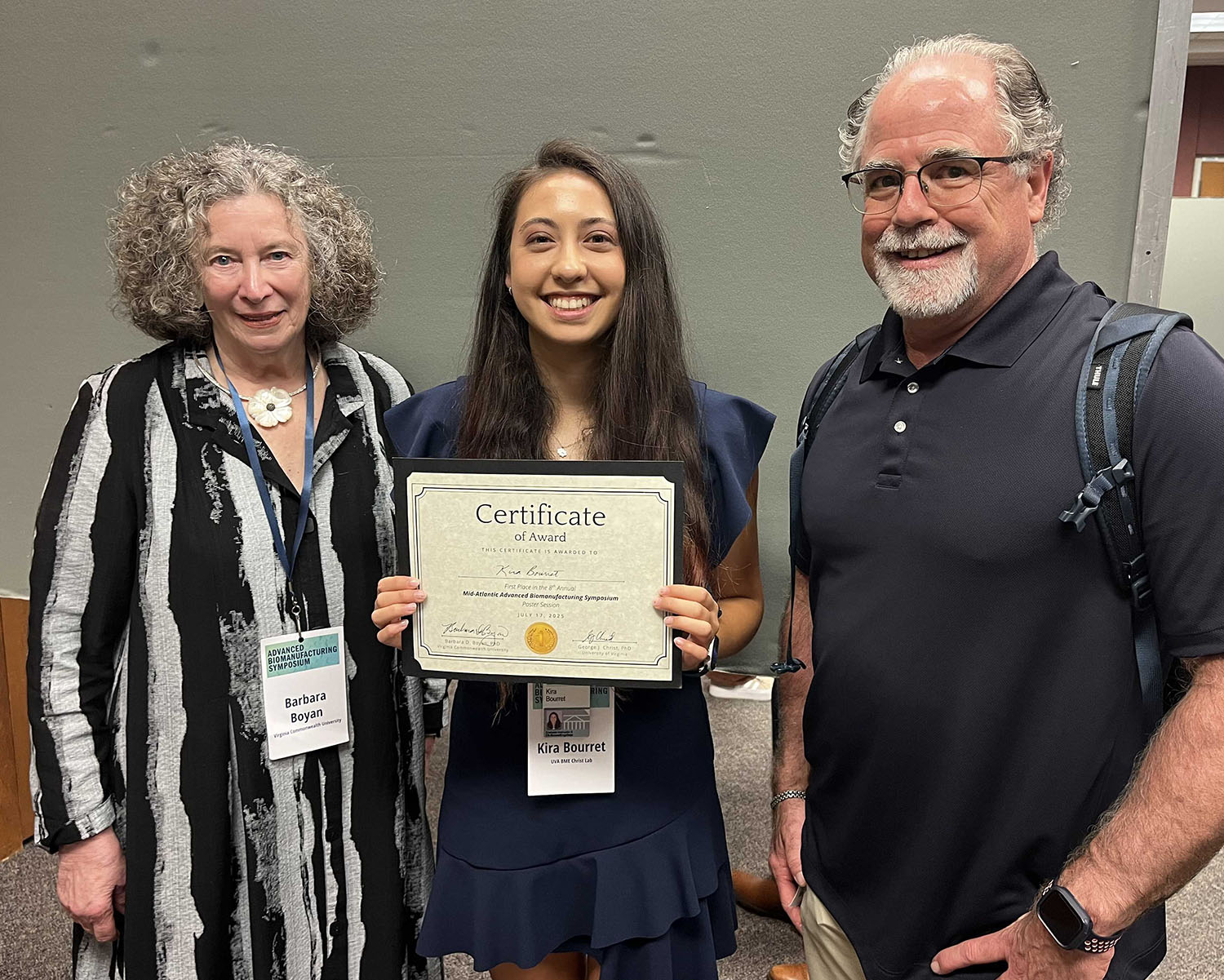 Biomanufacturing Poster Session Winner - First Place