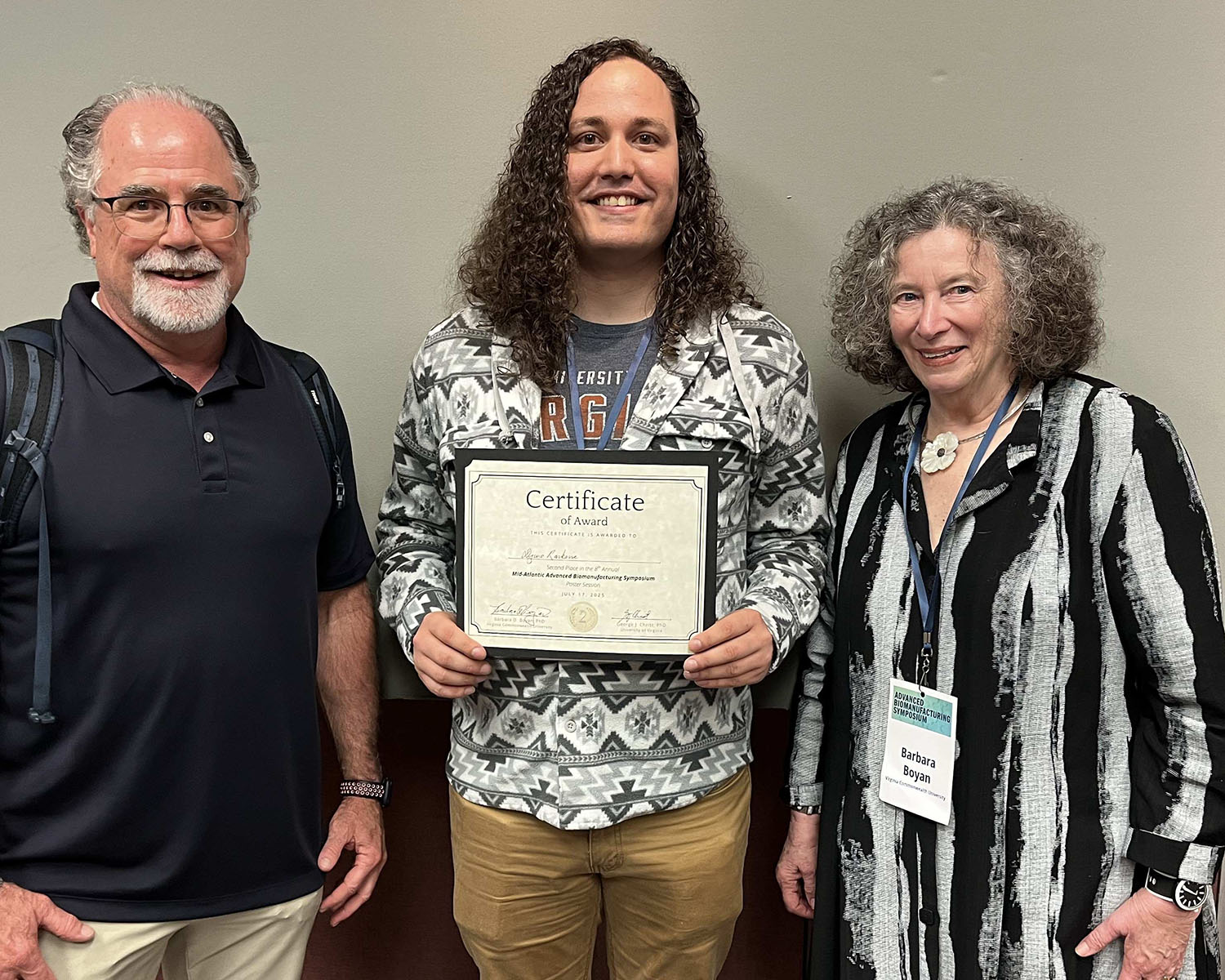 Biomanufacturing Poster Session Winner - Second Place