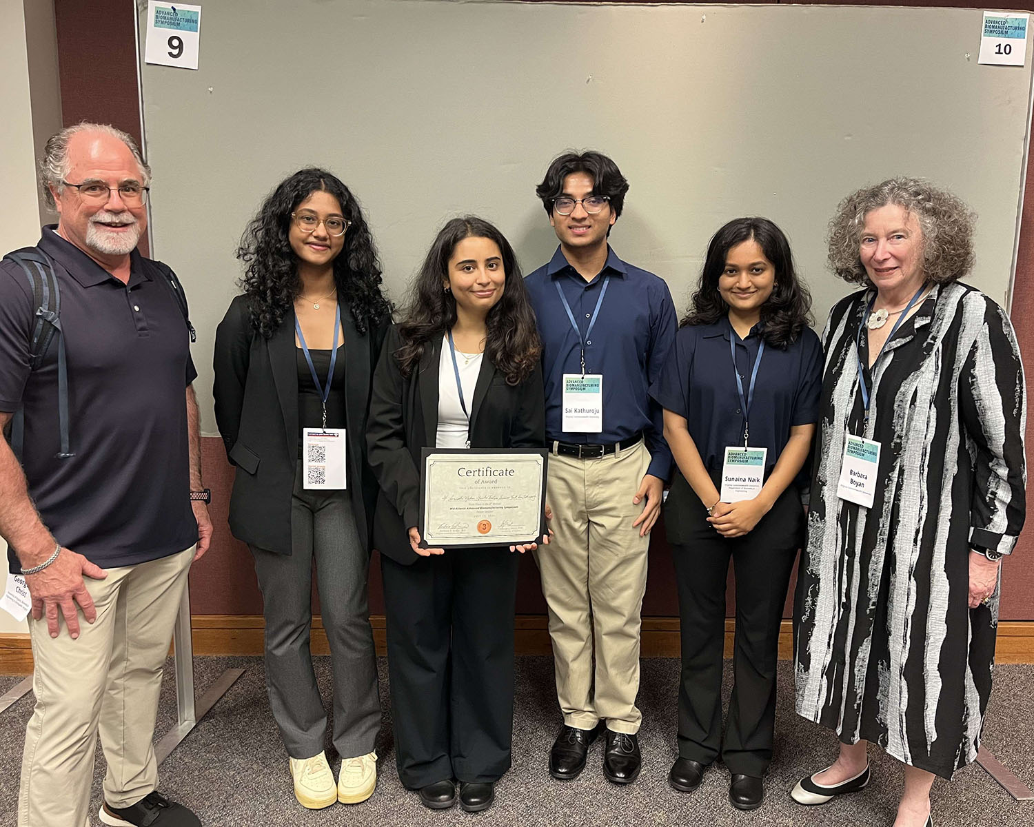 Biomanufacturing Poster Session Winner - Third Place