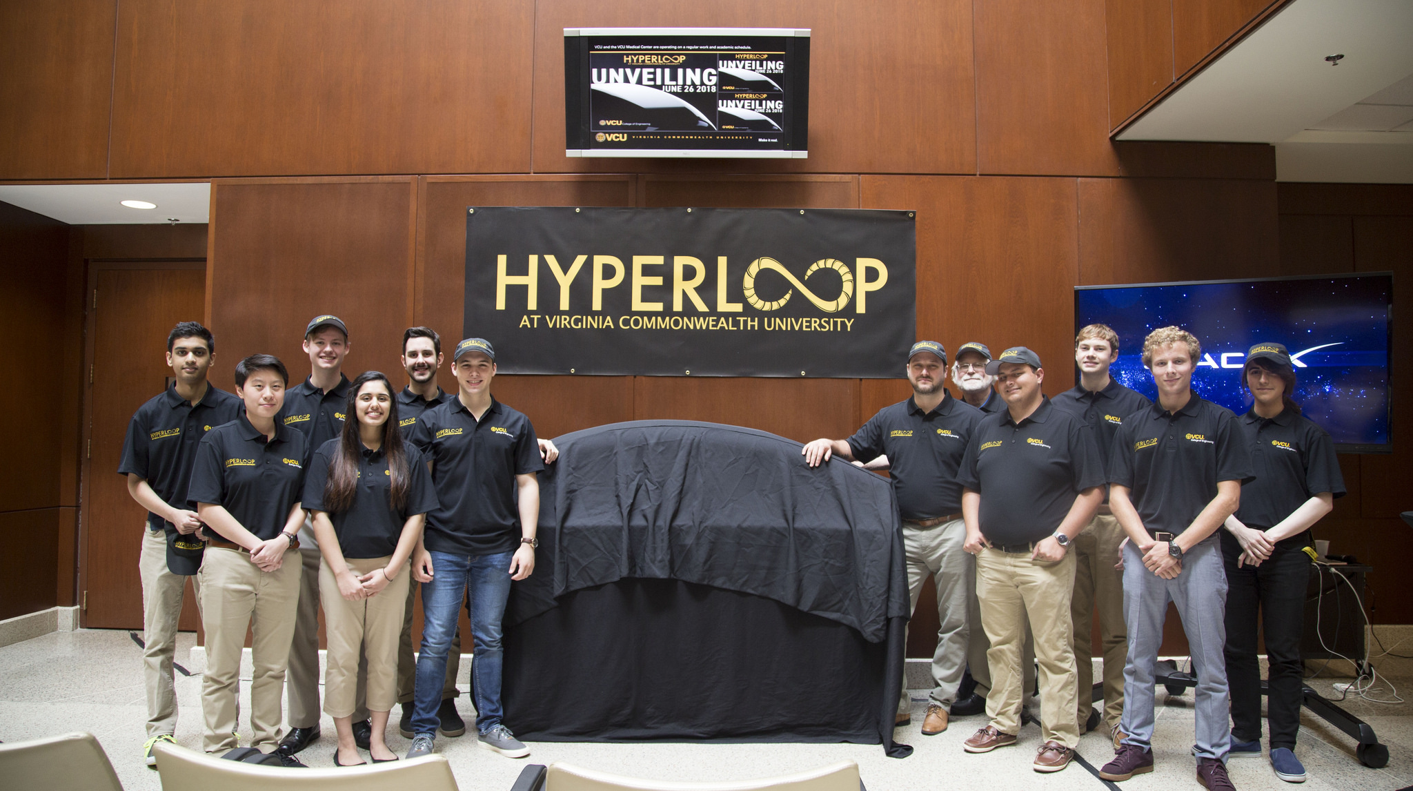 Hyperloop Team Stands by their Pod