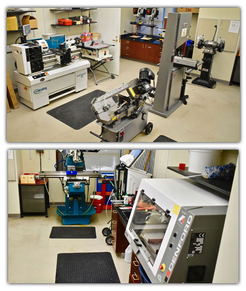 MNE Innovations Lab Full Fabrication Shop with all their Tools