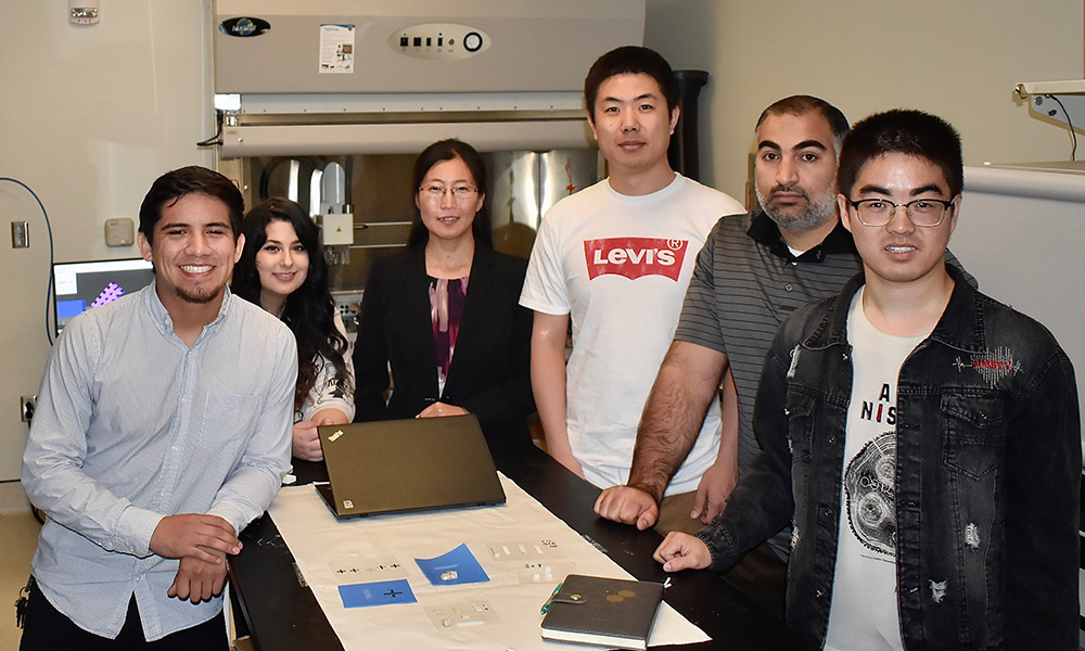 Group Photo of the Micro Nano Transport and Printed Devices Lab Members