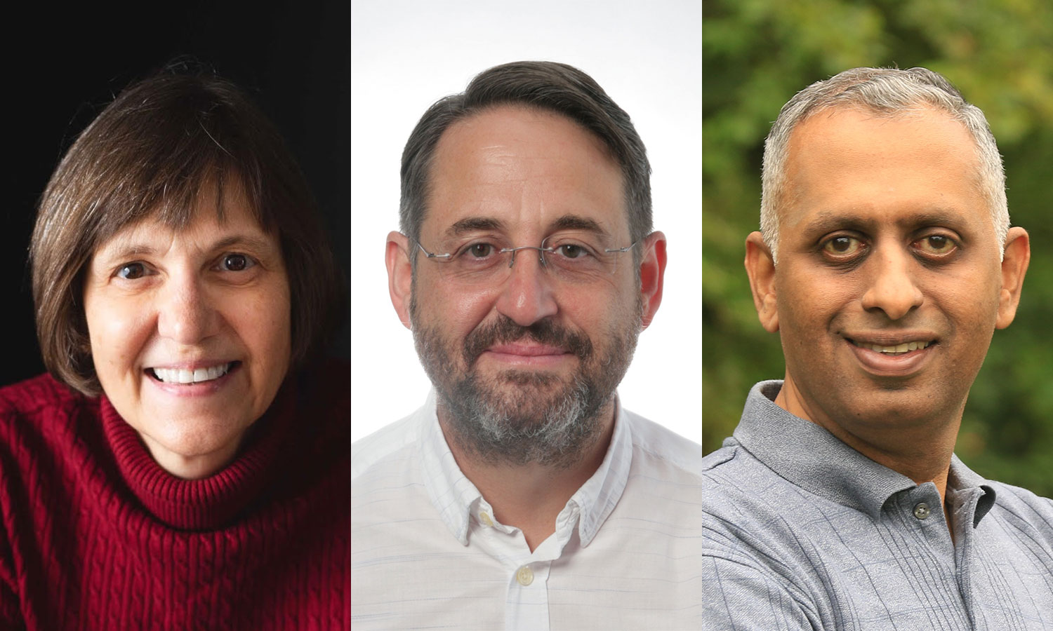 From left: From left: Marianne Vermeer, M.B.A.; Kai Donsbach, Ph.D.; Rajappa Vaidyanathan, Ph.D.