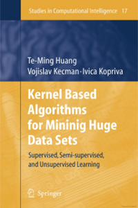 Kernel Based Algorithms for Mining Huge Data Sets Book Cover