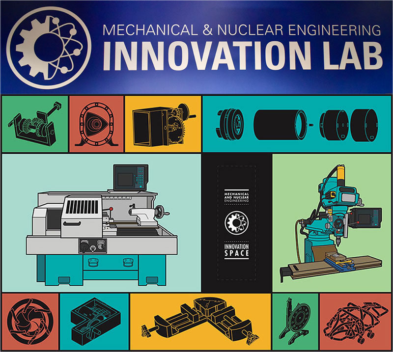 Mechanical & Nuclear Engineering Innovation Lab Graphic 2