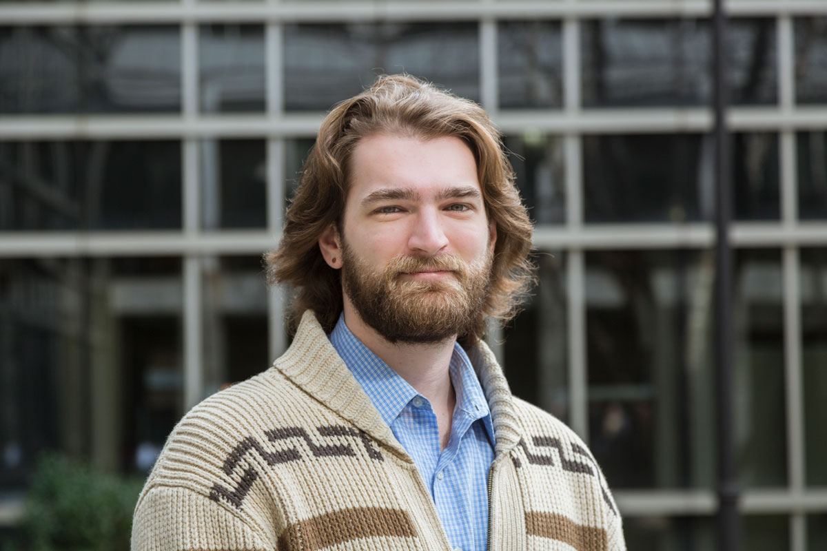 Portrait photo of MNE doctoral student Dimitris Killinger