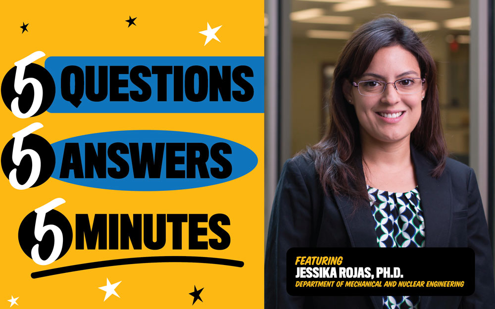 Jessika Rojas, Ph.D., is an assistant professor in the Department of Mechanical and Nuclear Engineering