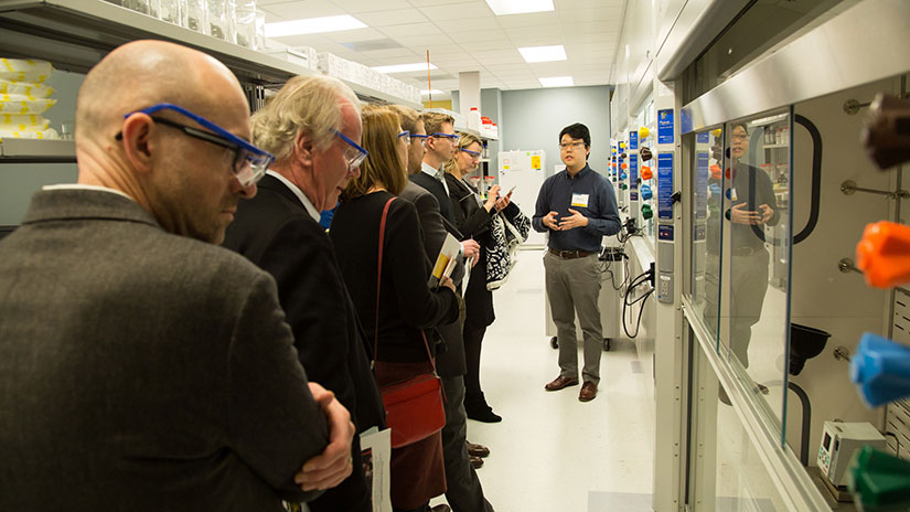 Image of the BME labs at Biotech 8
