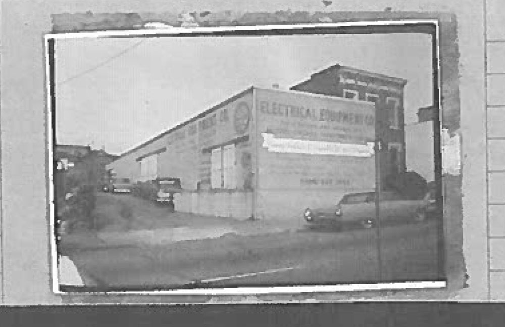 The Electrical Equipment Storage Company, the first of three businesses to occupy 12 W. Cary Street after the new structure was built.