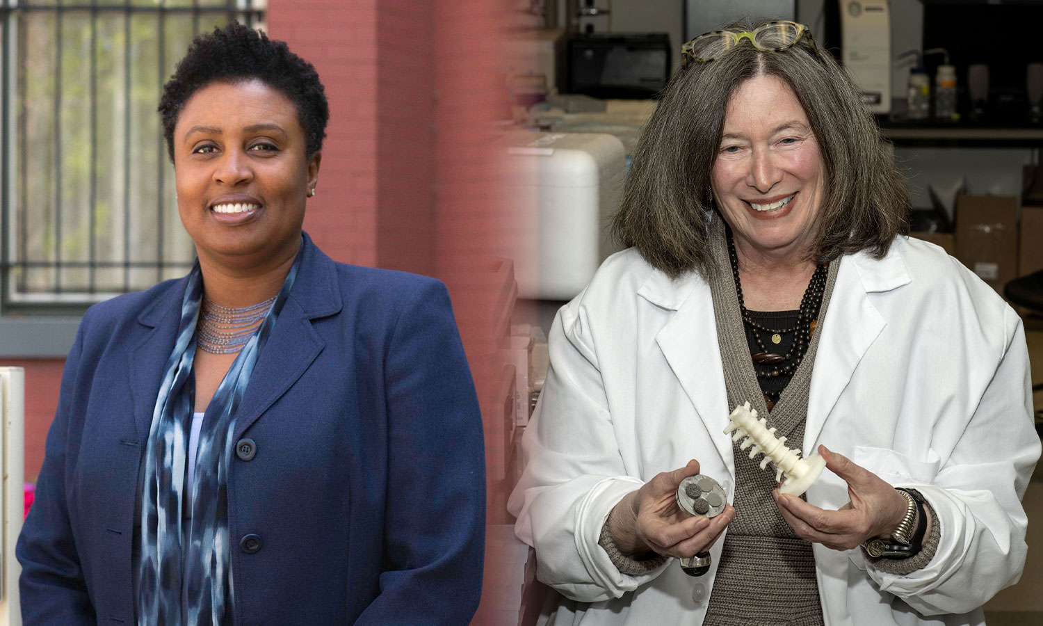 Rosalyn Hobson Hargraves, Ph.D., (left) and Barbara D. Boyan, Ph.D., are among VCU leaders seeking to increase STEM female faculty.