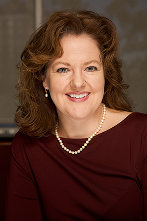 Headshot of marketing and communications director Kendra Gerlach