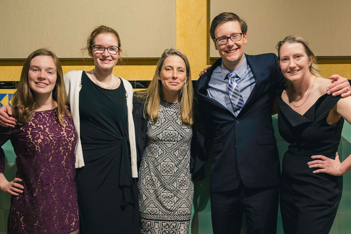 Bilbao y León with VCU nuclear engineering students Meredith Eaheart, Sarah Strickler, Daniell Tinscher and Sarah Morgan in April 2019, when VCU Engineering hosted the national American Nuclear Society collegiate conference.