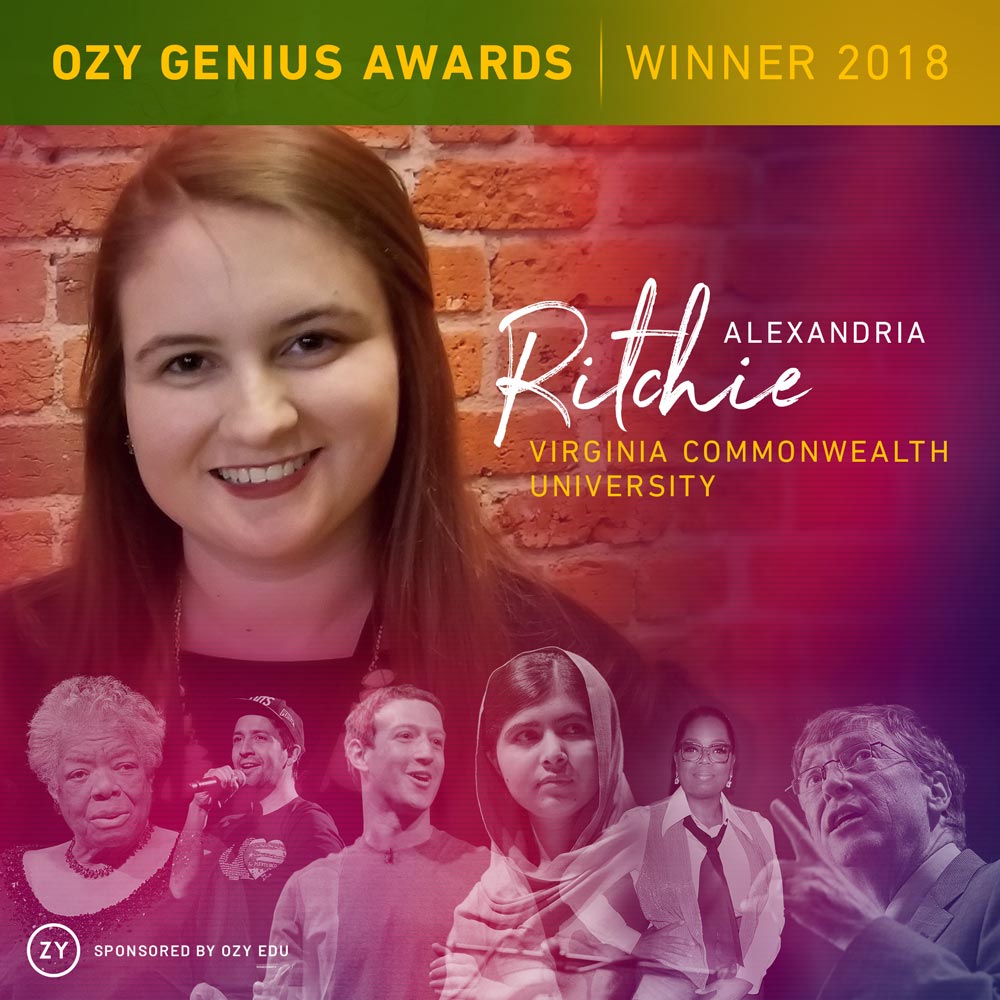 Biomedical Engineering Student Alexandria Ritchie wins OZY Genius Award